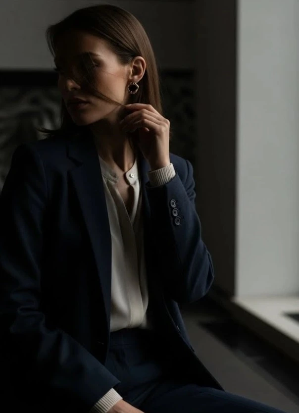 Elegant woman representing discreet and private dating on Victoria Milan